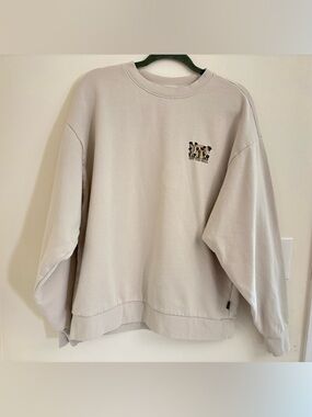 Vans Desert Pack neutral Sweatshirt Size Medium Beige mushroom unisex soft